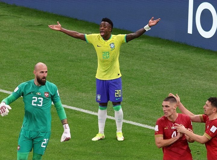 L&rsquo;incroyable but de Vinicius Jr avec le Brésil face au Panama