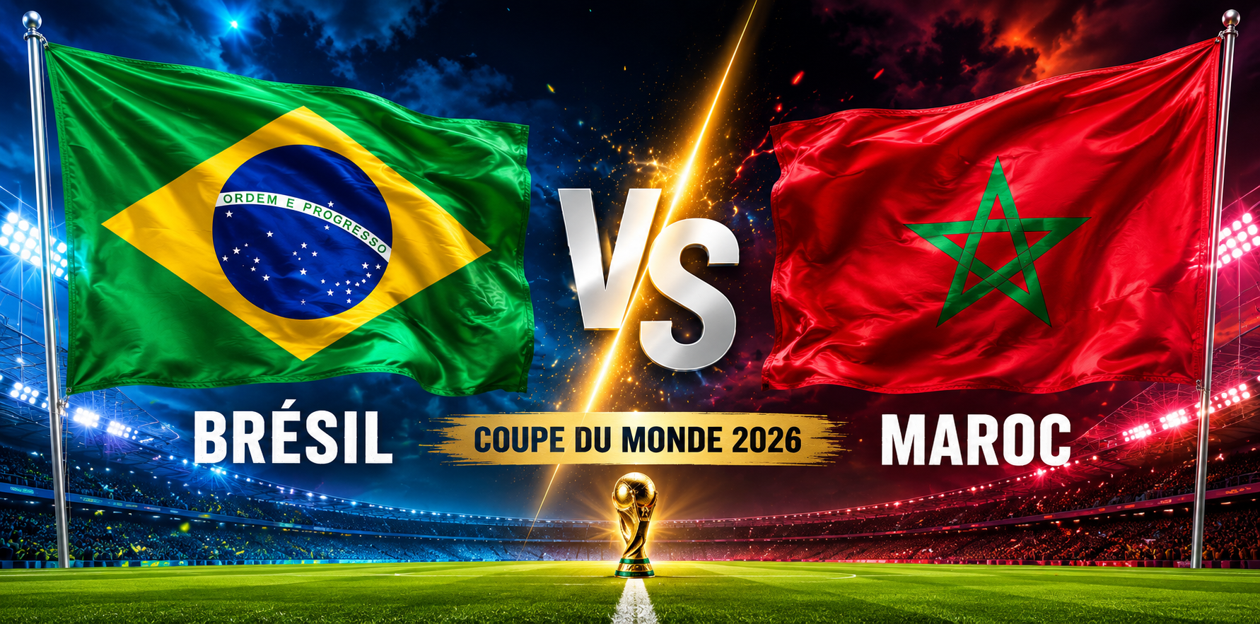 Brésil – Maroc : Les compos probables