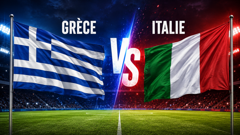Voici sur quelle chaîne TV voir Grèce – Italie
